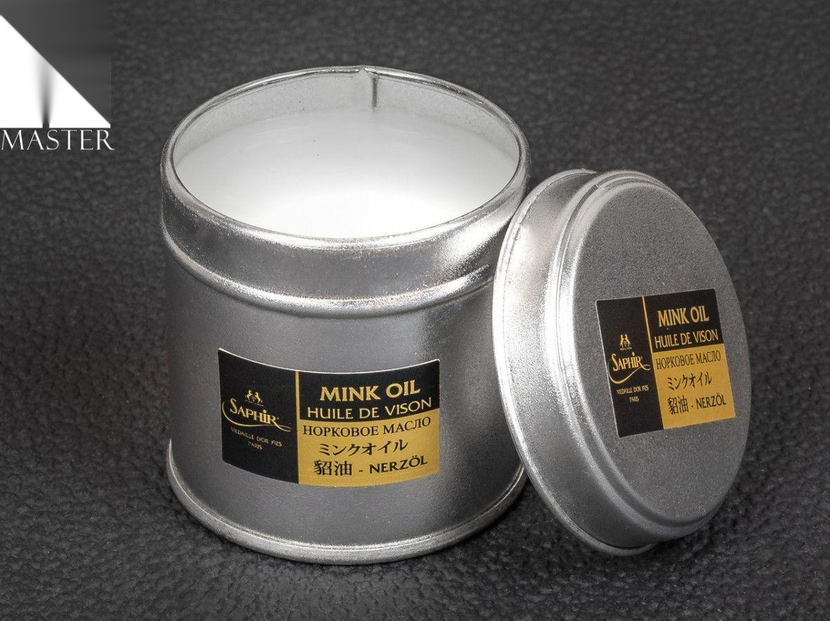 Норкове Масло Saphir Medaille d'or MINK OIL, безбарвне, 100 мл (1784)