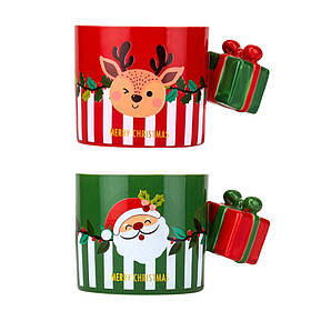 Кружка "Christmas deer", 350 мл * Рандомний вибір дизайну ELISEY