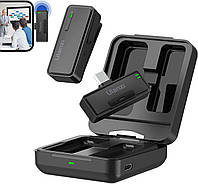 Бездротовий мікрофон ULANZI UW-MIC 10T USB C 2,4 ГГц із зарядним футляром