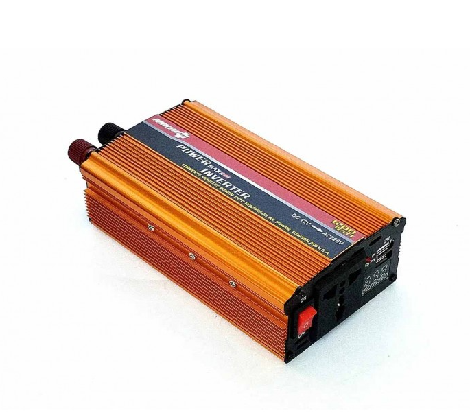 Інвертор перетворювач напруги автомобільний PowerOne 24V-220V на 1200 W