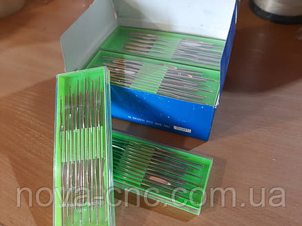 Гачки для в'язання з нержавіючої сталі в пластмасовій упаковці № 10 12 штук, фото 2