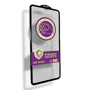 Захисне скло DK для Samsung Galaxy A05 (A055) Ultra Strong V Strength ESD Full Glue (017821) (black)