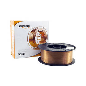 Обміднений зварювальний дріт 1,2мм (упаковка - 15кг) ER70S-6(СВ08Г2С, G3Si1) TM Gradient