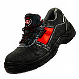 Спецвзуття туфлі робочі захисні ударостійкі, чоловіче взуття для робітничих професій, практичні метал носок, фото 3