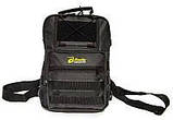 Сумка-рюкзак RFT трансформер Classic 30x22 6л чорний, фото 6