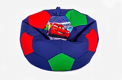 Безкаркасне крісло мішок м'яч Cars Тачки Оксфорд 600 ХL 95, сине