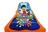 Дитяче безкаркасне крісло мішок груша Paw patrol Щенячий Патруль 90х60, помаранчевий, фото 2