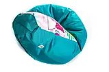 Дитяче безкаркасне крісло мішок L.O.L. ЛОЛ 90х60, бірюзовє, фото 3