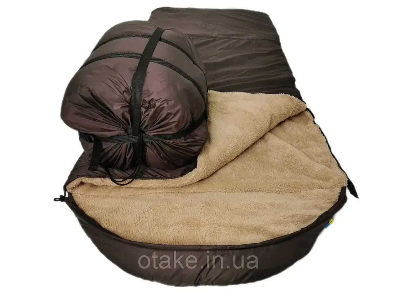 Тактичний спальний мішок на екоху (до -25) спальник туристичний для походу, для холодної погоди!, фото 1