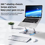 Підставка тримач для ноутбука або планшета JX005, чорна, фото 3