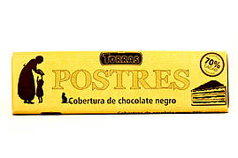Шоколад чорний 70% какао Torras Postres 250г (Іспанія)