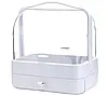 Організатор для косметики 2 секції YM206 Single Drawer <unk> Косметичний органайзер MAS Білий, фото 5