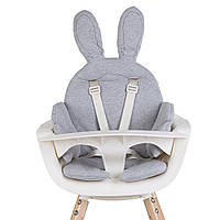 Універсальна подушка до стільця для годування Childhome rabit/grey Сірий