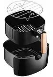 Аерофритюрниця, аерогриль, мультипіч безмасляна Mozano AGD/FRY/01#ZLO (1500 Вт, 4 л, 8 авто програм), фото 4