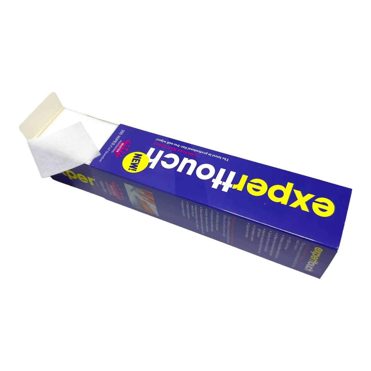 Безворсові серветки 350 шт Master Professional Expert Touch (5х5см)