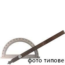 Кутомір-транспортир 0-180 °, d = 100 мм, L = 150 мм OTTIMO