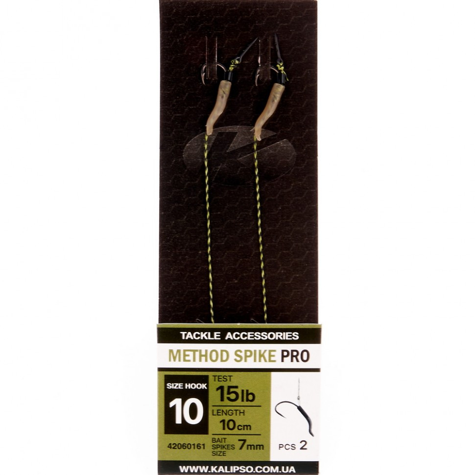 Повідець Kalipso Method spike pro 10cm №10(2)NEW2022, фото 1