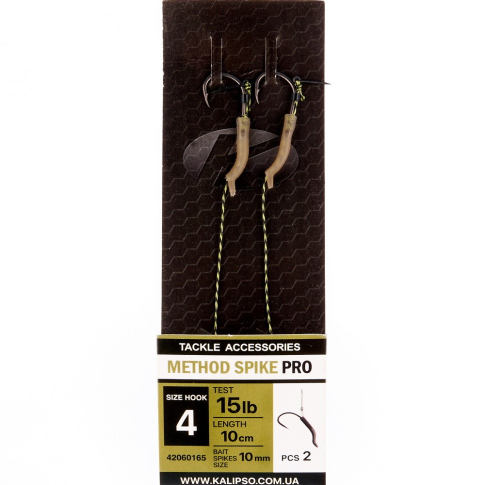 Повідець Kalipso Method spike pro 10cm №4(2)NEW2022