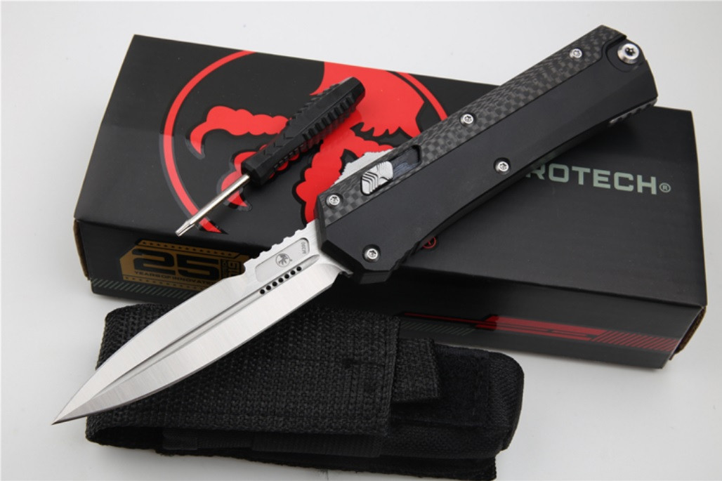 Microtech Glykon Carbon Dagger, фото 1