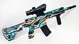Дитячий автомат на орбізах M416 Графіті 80 см, акумулятор 3,7V, фото 7