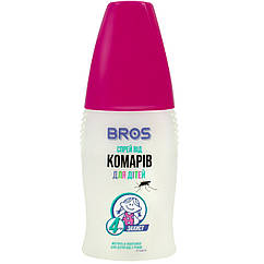 Спрей від комарів для дітей 4 годин Bros 50 мл