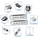 Акумулятори батарейки АА 1,5В Li-ion 2500 mWh (4 штуки), фото 6