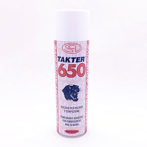Клей-спрей тимчасової фіксації для вишивки та розкрою TAKTER 650 (коробка 25 шт)
