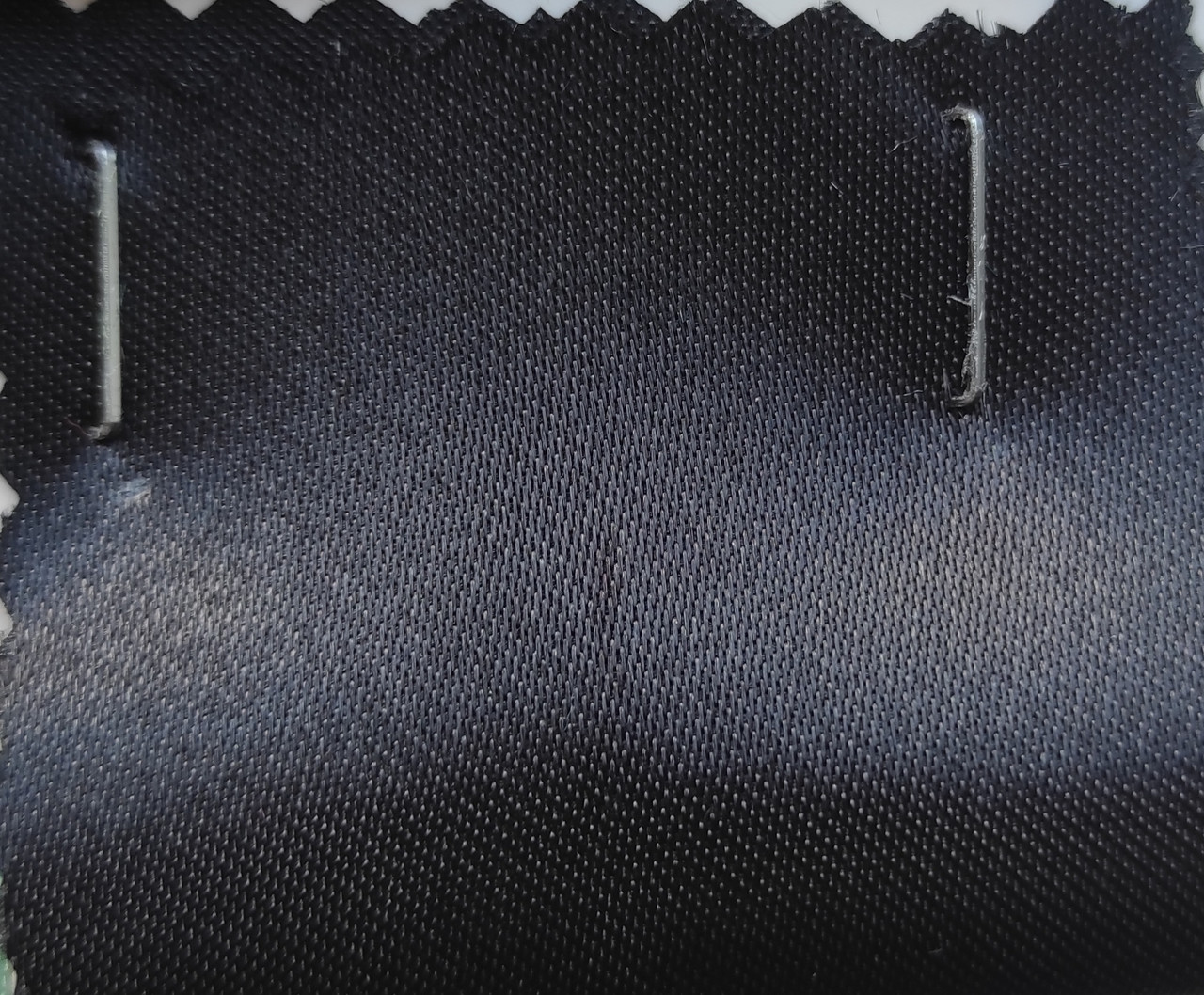 Тканина атлас (D) рулон 50 м чорний