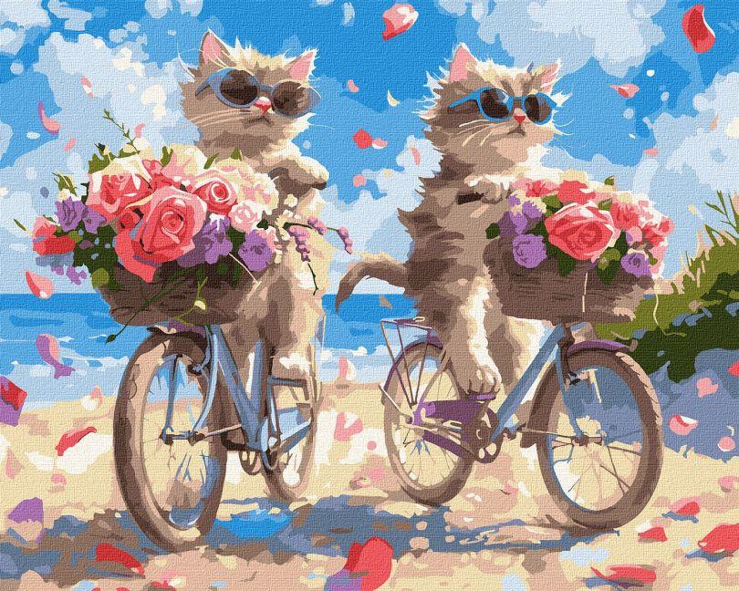 Картина за номерами Ідейка Літній велопробіг ©art_selena_ua (KH6634) 40 х 50 см, фото 1