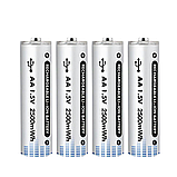 Акумулятори батарейки АА 1,5В Li-ion 2500 mWh (4 штуки), фото 2