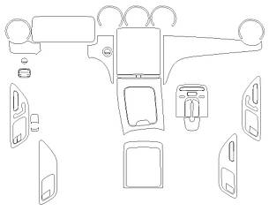 Комплект викрійок для салону MERCEDES-BENZ C-CLASS 2024
