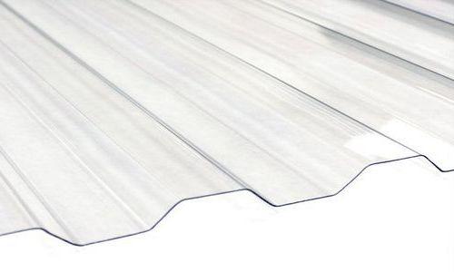 Полікарбонат гофрований Трапеція 76/16 прозорий 0,7мм 1064x6000 мм ULTRAPLAST