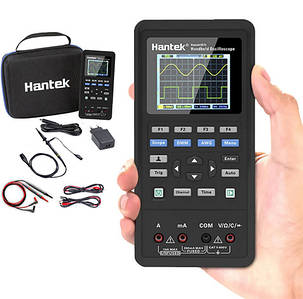 Осцилограф 2кан 70 МГц, мультиметр і генератор сигналу 3в1 Hantek 2D72