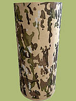 Тканина для маскувальних сіток "Мультикам беж глина". Рулон Спанбонд 250м