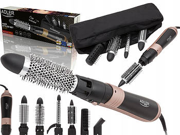 Мультистайлер Adler AD 2022 — 6 в 1, плойка, гофре, випрямляч, для завивки та укладки