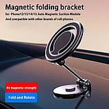 Автомобільний тримач, магнітний під телефон JKM01, чорний, фото 4