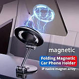 Автомобільний тримач, магнітний під телефон JKM01, чорний, фото 5