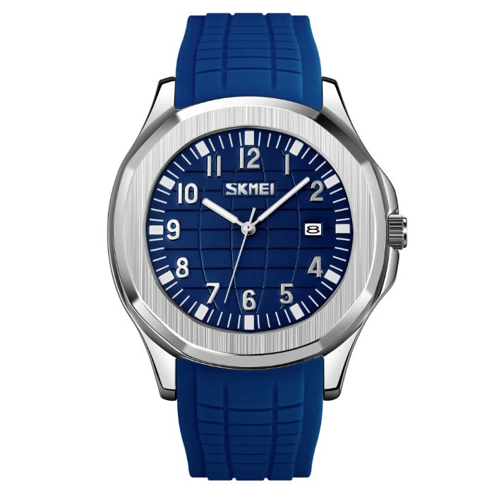 Чоловічий кварцовий годинник з датою Skmei 9286BU Blue
