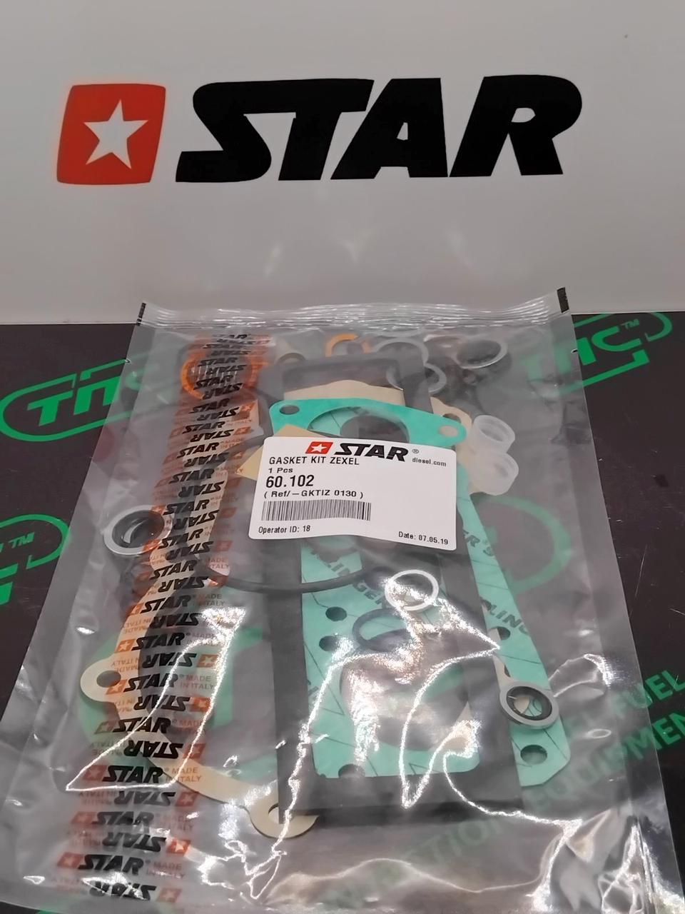 Ремкомплект ТНВД ZEXEL 60.102 STAR (ZEXEL 6cyl)