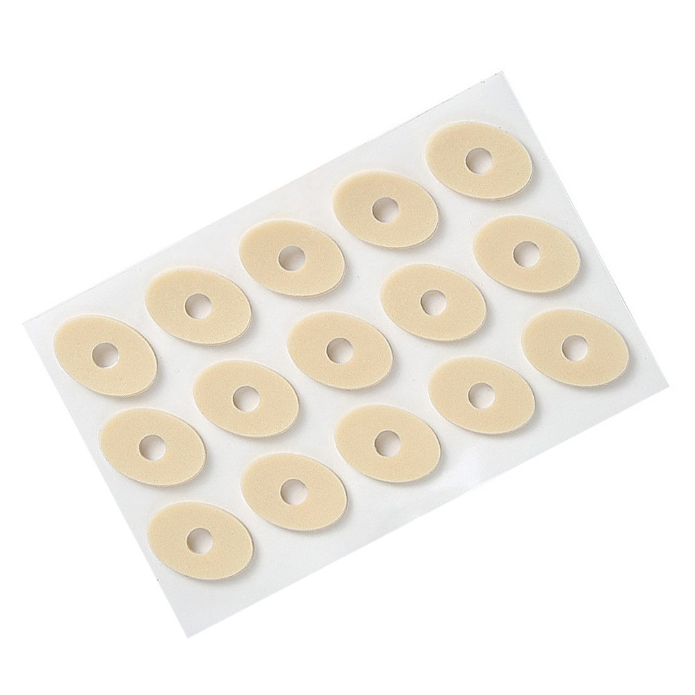 Самоклеючі захисні наклейки шайби від мозолів овальна форма 1 пластина 15шт 29165 овальні, фото 1