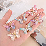 Дитячі заколки для волосся "Метелик" 5 шт 3 кольори, фото 3