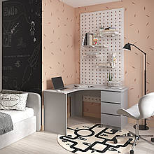 Письмовий Стіл кутовий 750х1200х1300 мм Сірий