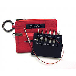 7230-M Набір спиць ChiaoGoo TWIST SHORTIES Mini 5см & 8см сталеві