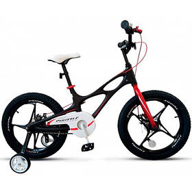 Велосипед двоколісний дитячий 18 дюймів Royal Baby (магнієва рама, 75% складання) Space Shuttle RB18-22 Чорний