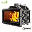Камінна топка KAWMET W16 Black (9.4 kW) EСO, фото 4
