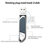 Металевий зовнішній накопичувач USB Flash 128Gb Extreme speed portable "Extreme Flash" Протиударна. Водоза, фото 4