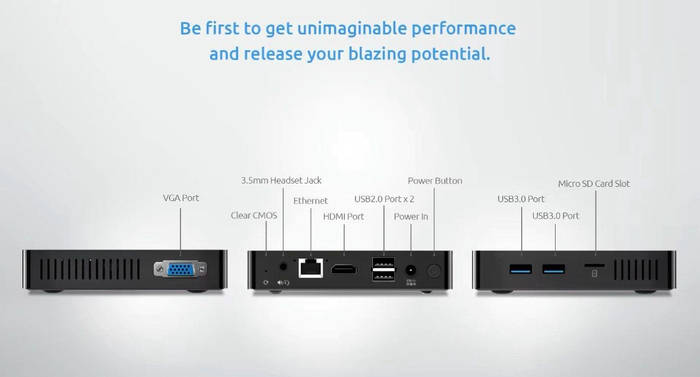 Міні ПК BMAX B1 Pro Mini PC Intel N4000 / 8GB RAM / 128GB