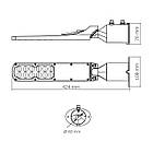 LED ліхтар вуличний VIDEX IP65 SLE18 30W 3000Lm 5000K 220V, фото 8