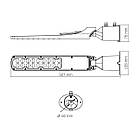 LED ліхтар вуличний VIDEX IP65 SLE18 50W 5000Lm 5000K 220V, фото 8