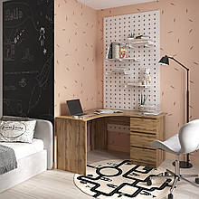 Письмовий Стіл кутовий 750х1200х1300 мм Дуб Тахо